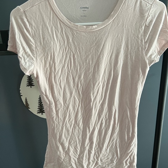 Set of 3 Express fitted tshirt size small. Blue, light pink and light grey - Picture 7 of 9